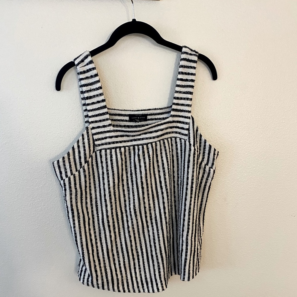 Lucky Brand Square Neck Wide Tank